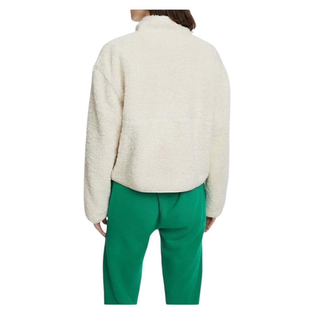 Sincerely Jules Holly Half Zip Cream Sherpa Sweatshirt Jacket 2X - Picture 2 of 6